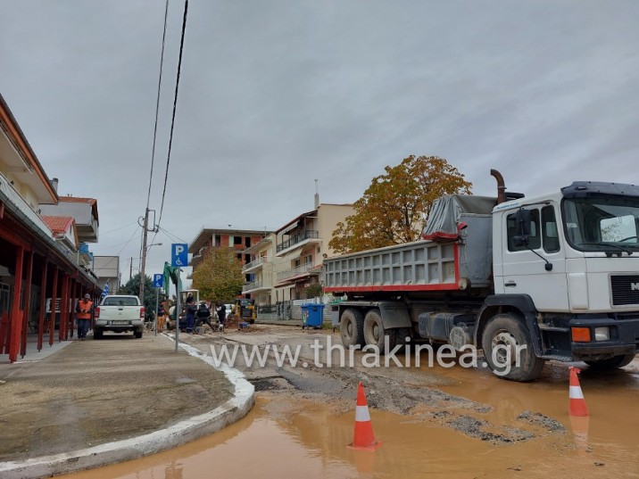 Ορεστιάδα: Νεο σπάσιμο σε αγωγό ύδρευσης