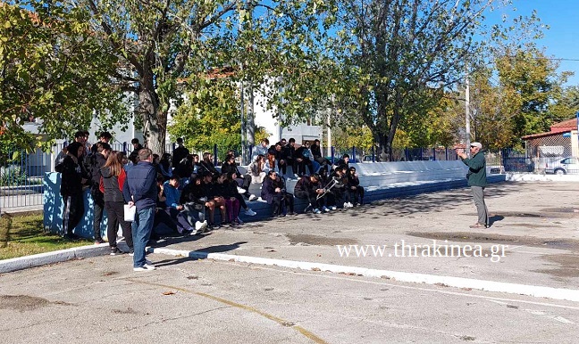 Ένα διαφορετικό μάθημα με μεγάλη ανταπόκριση στο 2ο λύκειο Ορεστιάδας