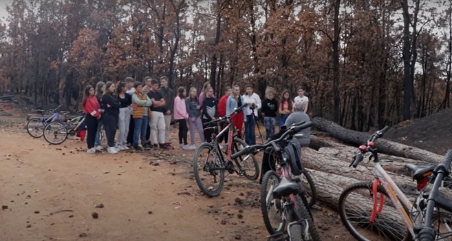 Εξαιρετική δουλειά από μαθητές του Σουφλίου – Γύρισαν ντοκιμαντέρ για την μεγάλη πυρκαγιά του καλοκαιριού
