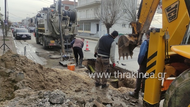 Στις επάλξεις τα συνεργεία της ΔΕΥΑ Ορεστιάδας