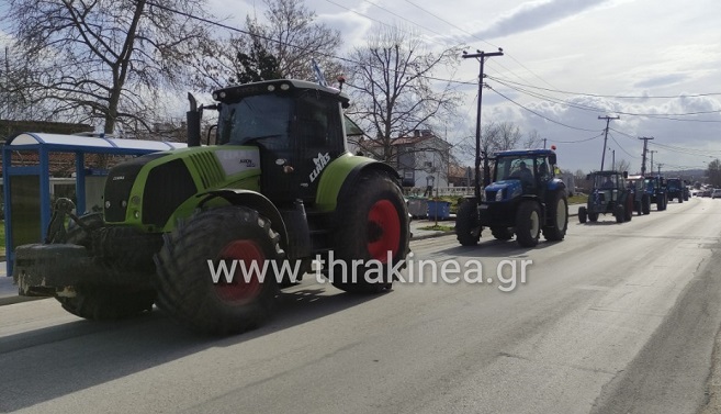 Τώρα: Τρακτέρ μπαίνουν στην Ορεστιάδα