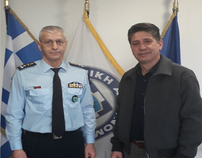 Την πρώτη συνάντηση με τον νέο υπαρχηγό της ΕΛΑΣ πραγματοποίησε ο πρόεδρος των αστυνομικών Αλεξανδρούπολης
