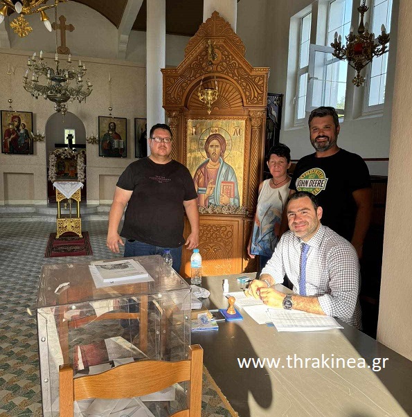 Η εκκλησία η οποία μετατράπηκε σε εκλογικό κέντρο
