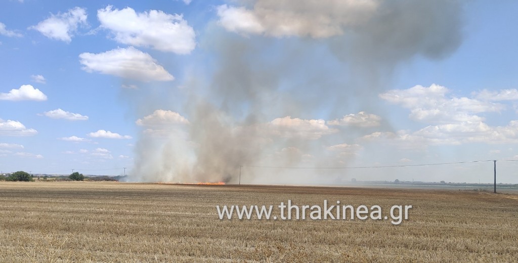 Φωτιές ξέσπασαν στον Έβρο με δείκτη επικινδυνότητας 4