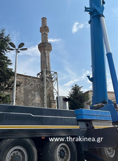 Γερανοί ξανά στην «πλατεία» Διδυμοτείχου