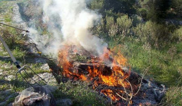 Πρόστιμα σε περιοχές της Ροδόπης και του Έβρου για καύση απορριμμάτων και υπολειμμάτων καλλιεργειών