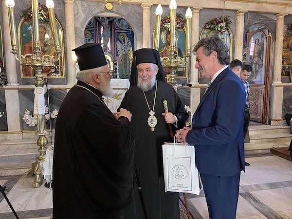 Ο δήμαρχος Ορεστιάδας στους εορτασμούς της Πολιούχου της Δημητσάνας, Αγίας Κυριακής Ο δήμαρχος Ορεστιάδας στους εορτασμούς της Πολιούχου της Δημητσάνας, Αγίας Κυριακής