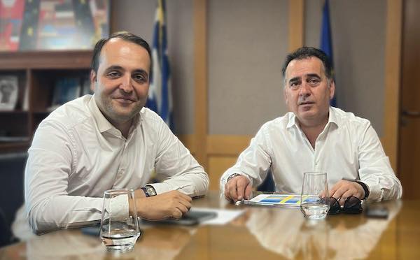 Χρήστος Δερμεντζόπουλος: συνάντηση εργασίας στο Υπουργείο με τον βουλευτή Ξάνθης Σπ. Τσιλιγγίρη για Κτηματολόγιο και δίκτυα