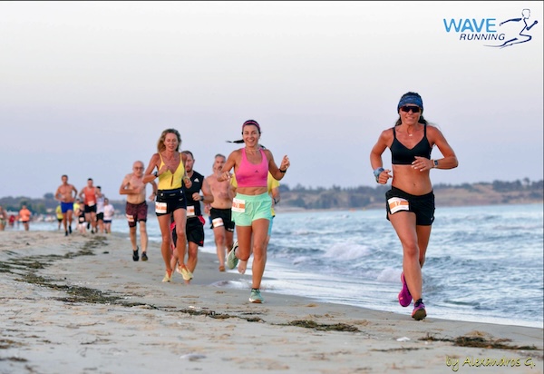 9ο WAVE running στην παραλία Μυρωδάτου Ξάνθης!
