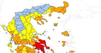 Παραμένει στο “πορτοκαλί” και σε πολύ υψηλό κίνδυνο πυρκαγιάς όλη η Θράκη την Κυριακή