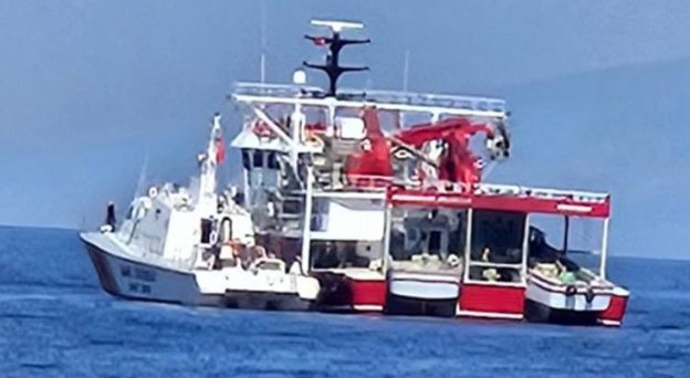 Τουρκική ακταιωρός συνοδεύει αλιευτικά στο σημείο που υπήρξε ένταση την Τρίτη