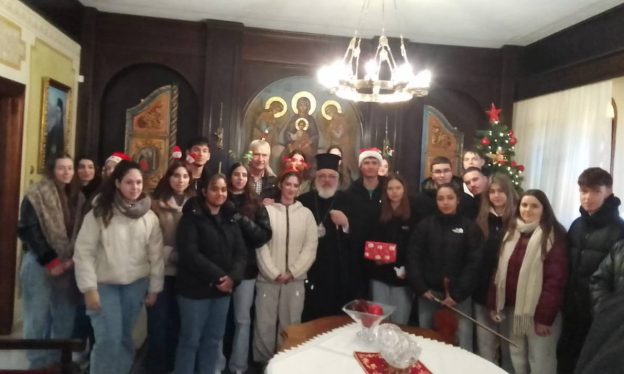 O Τ. Δημοσχάκης επισκέφθηκε τον μητροπολίτη Διδ/χου, Ορεστιάδος και Σουφλίου, Δαμασκηνό – Κάλαντα από μαθητές