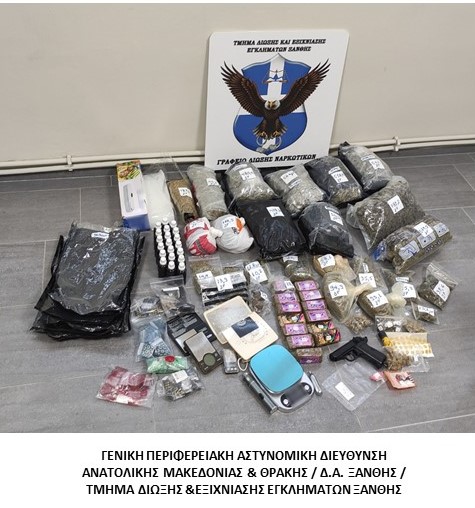 Ξάνθη: τον έπιασαν στο σπίτι του με ναρκωτικά και όπλο