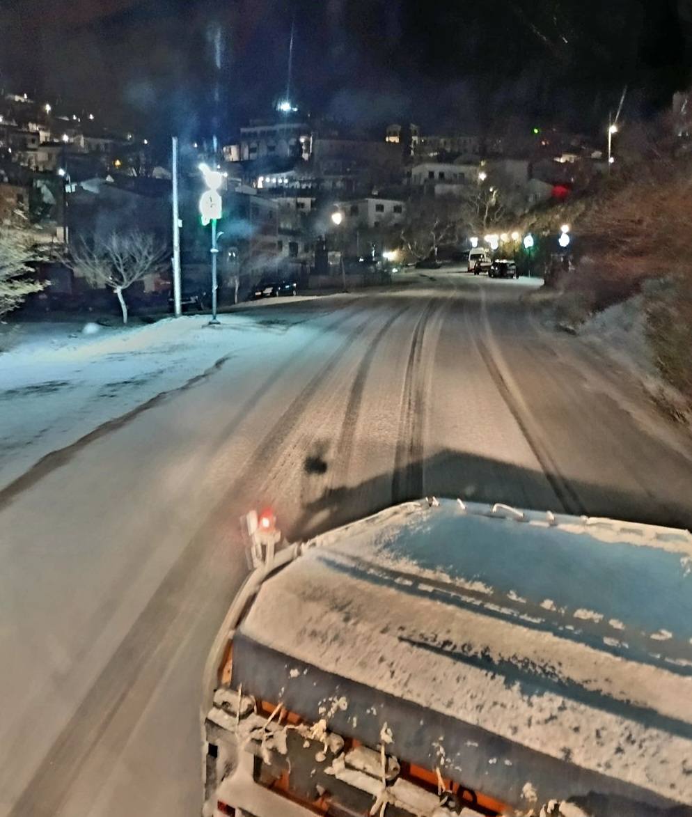 Σαμοθράκη: χιόνια και θερμοκρασίες κάτω από το μηδέν