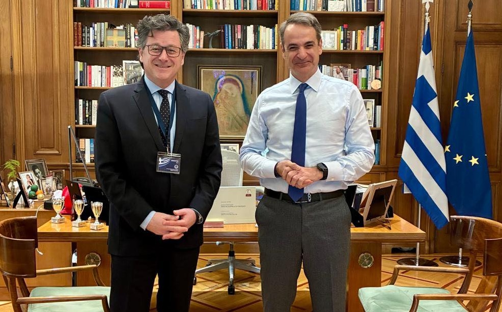 Συνάντηση του δημάρχου Ορεστιάδας με τον πρωθυπουργό Κυριάκο Μητσοτάκη