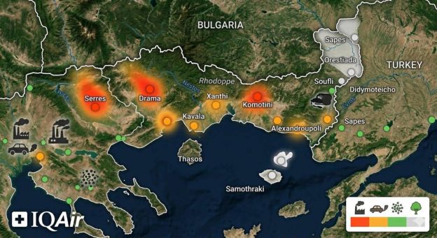 Ατμοσφαιρική ρύπανση στη Θράκη: «καμπανάκι» για Αλεξανδρούπολη, Κομοτηνή & Ξάνθη Ατμοσφαιρική ρύπανση στη Θράκη: «καμπανάκι» για Αλεξανδρούπολη, Κομοτηνή & Ξάνθη