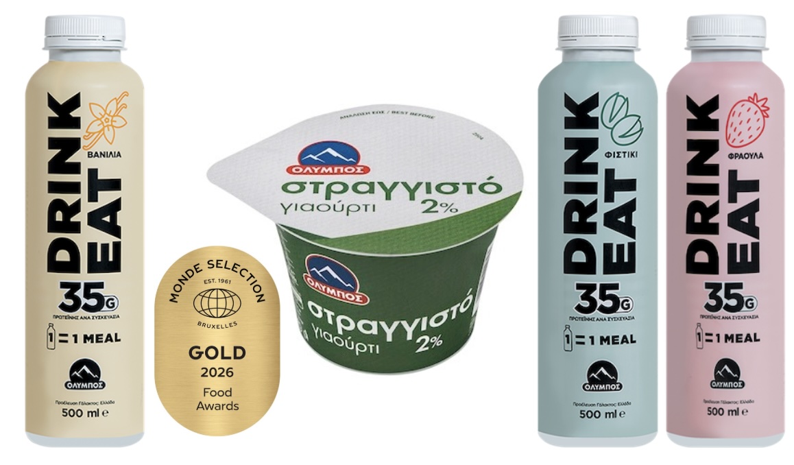 Τέσσερα χρυσά Βραβεία για την ΟΛΥΜΠΟΣ στον διεθνή διαγωνισμό Monde Selection 2026