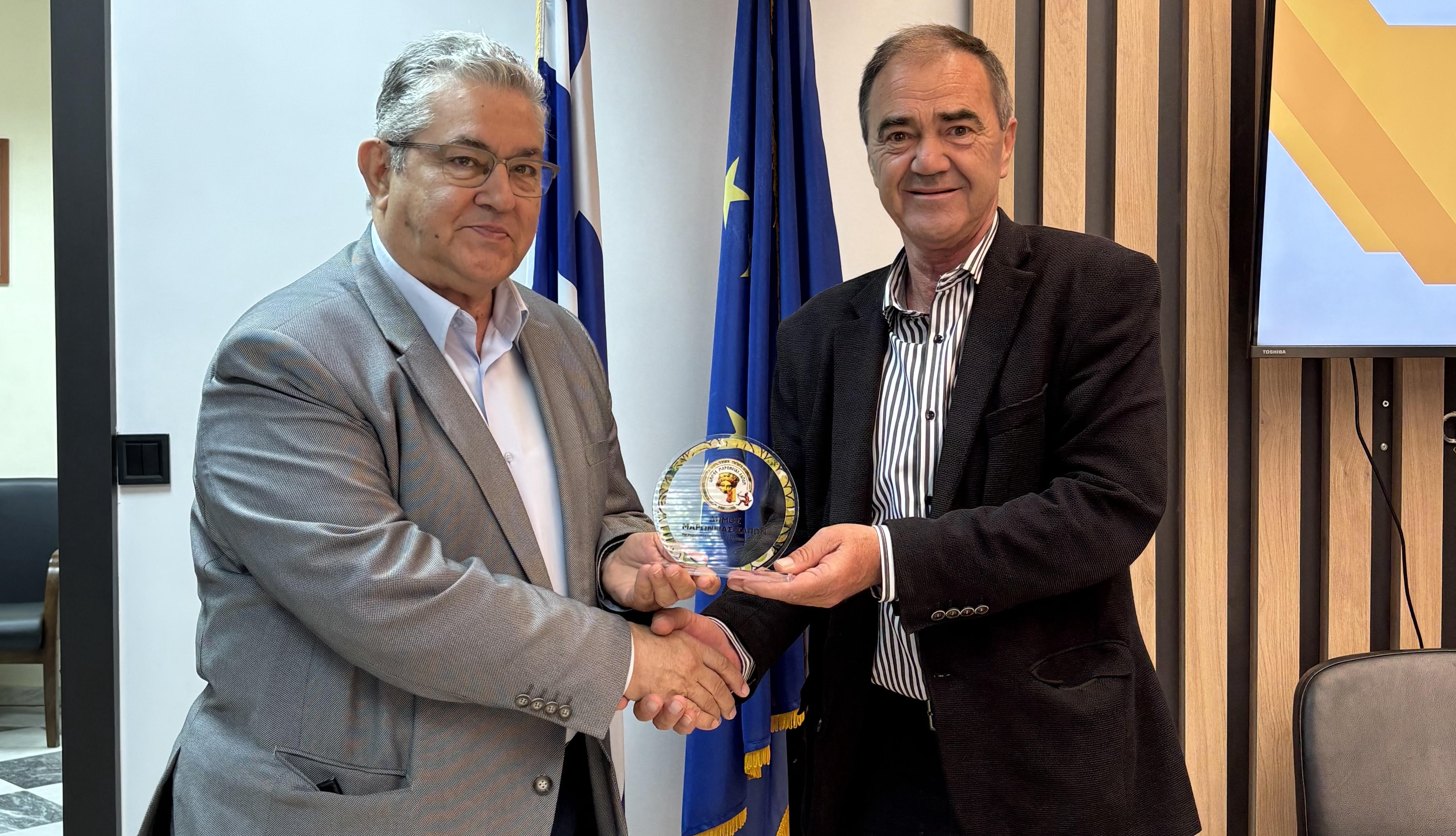 Επίσκεψη του ΓΓ του ΚΚΕ στο Δήμο Μαρωνείας- Σαπών