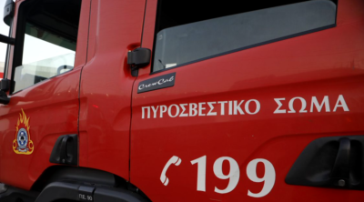Κινητοποίηση για δασική πυρκαγιά στην Εγνατία Οδό στην Αλεξανδρούπολη